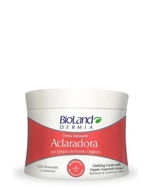 Crema Hidratante - Aclaradora con Extracto de Pomelo Orgánico