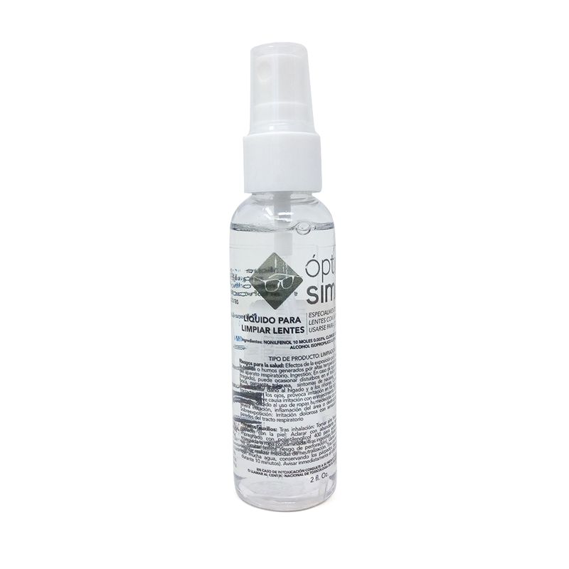 CLEAN GLASSES® LIMPIADOR ANTIEMPAÑANTE PARA ANTEOJOS Frasco spray x 240 ML  - FarmaOjos