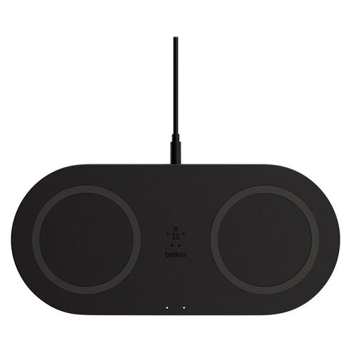 Cargador Belkin inalámbrico dual 10w negro