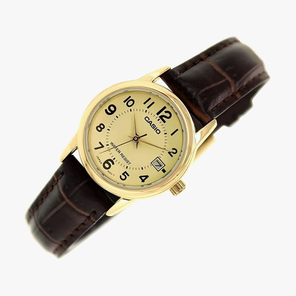 Reloj análogo marron cuero mujer - Siman El Salvador