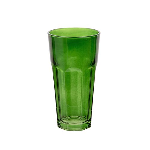 Set 4 vasos 16oz vidrio verde