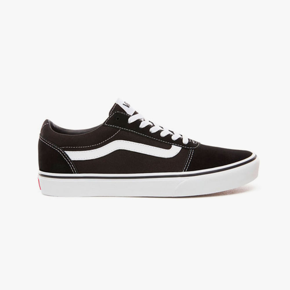 Tenis casual Ward Vans negro para caballero