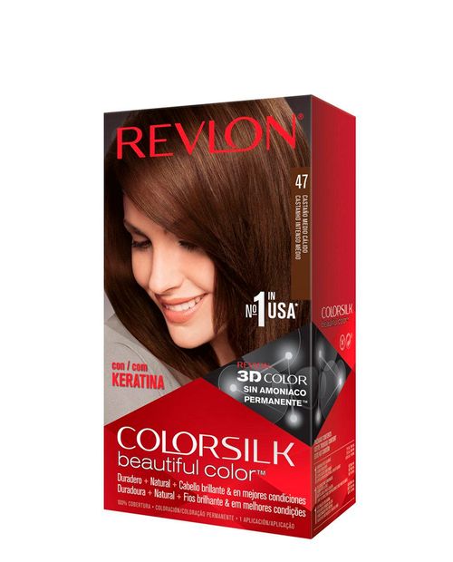 Tinte Colorsilk - 47 Castaño medio rico