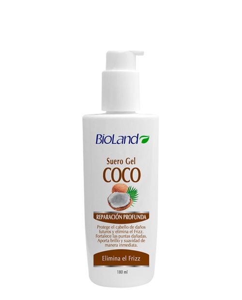 Tratamiento Capilar BioLand Suero Gel Coco Reparación Profunda