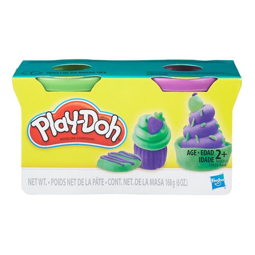 Play-Doh: set de 2 tarros de plastilina