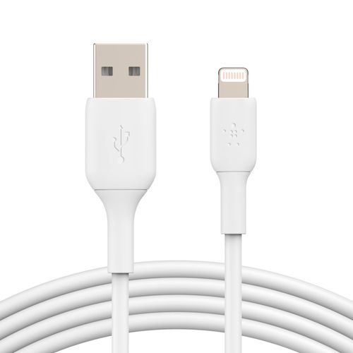 Cable lightning a usb blanco