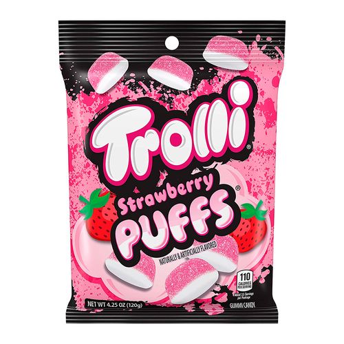 Gomitas Trolli hojaldres de fresa 100gr