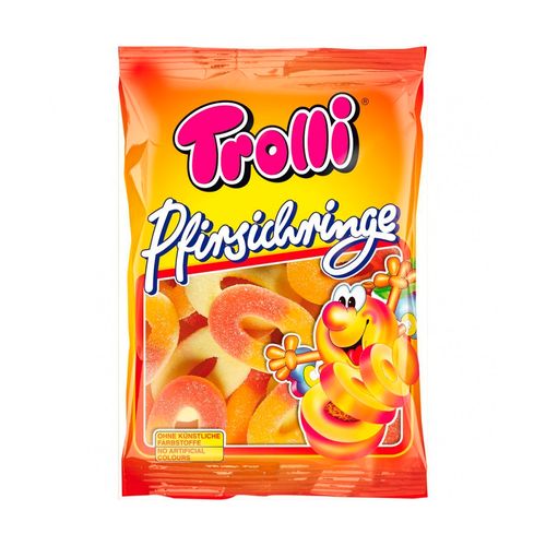 Gomitas Trolli aros de melocotón