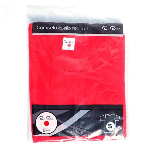 Playera caballero 0400 rojo