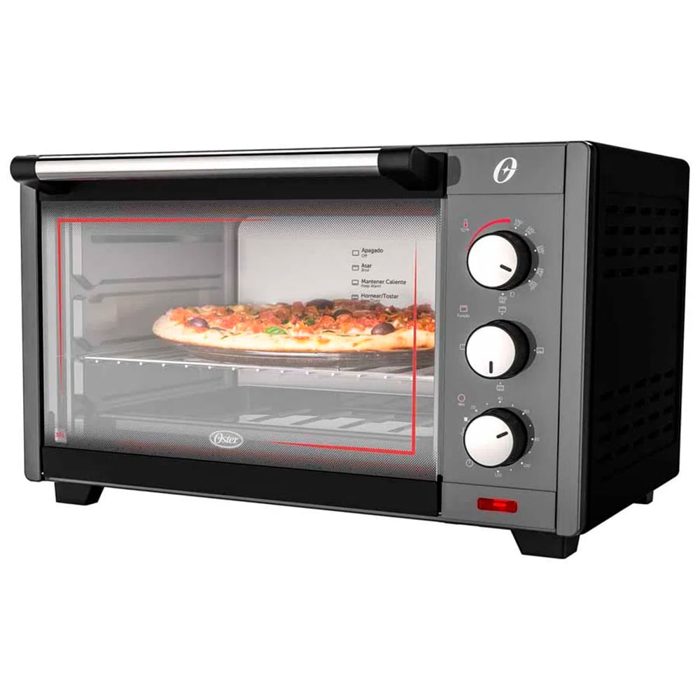 HIZLJJ Horno eléctrico Mini Horno doméstico Horno Tostador multifunción for  Pan, panecillos, Galletas, Pizza con Rejilla for Hornear, función de