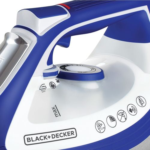 Plancha de Vapor Black + Decker Golpe de Vapor, Azul