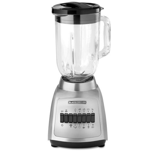 Licuadora black + decker plateada