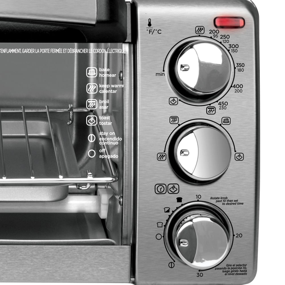 Horno Tostador Convencional 4 Porciones - Black & Decker - Cemaco