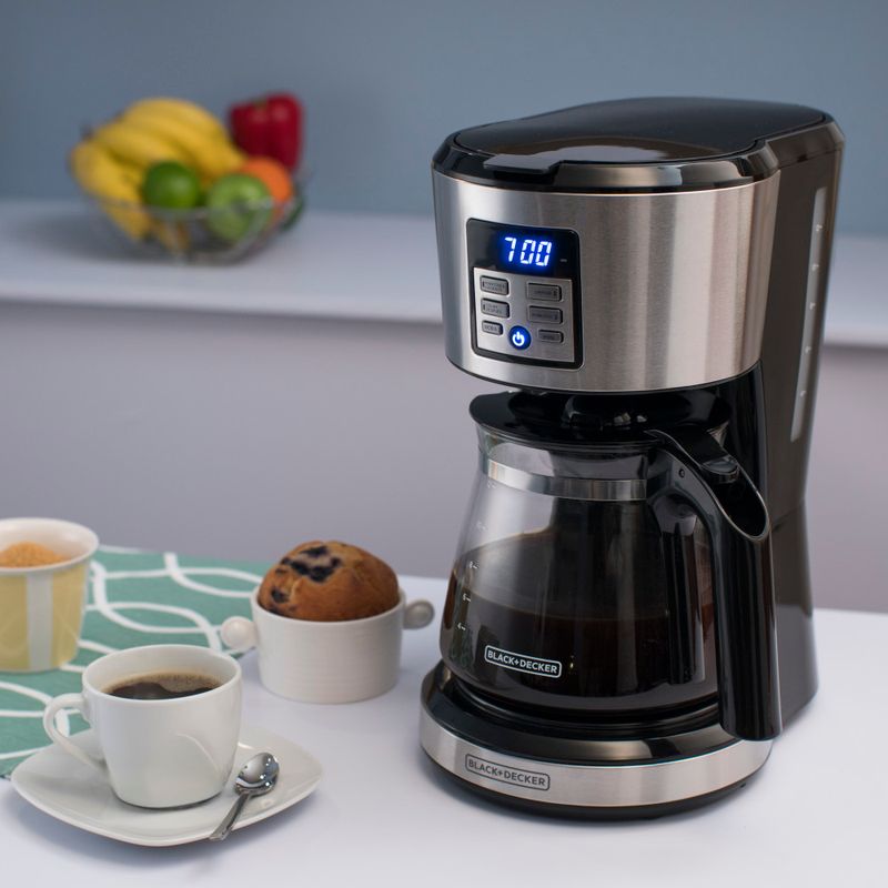 Coffee maker 12 tz negro programable