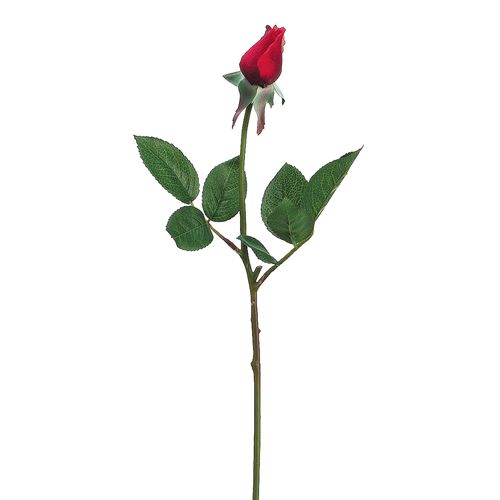 Flor artificial capullo rosa