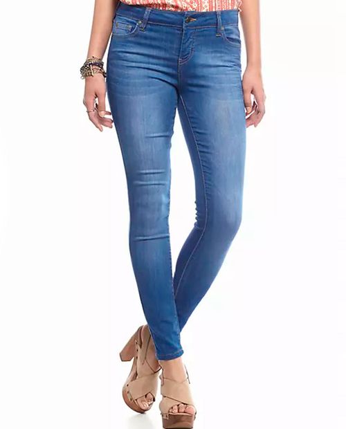 Jeans Celebrity Pink skinny azul medio cintura media para dama