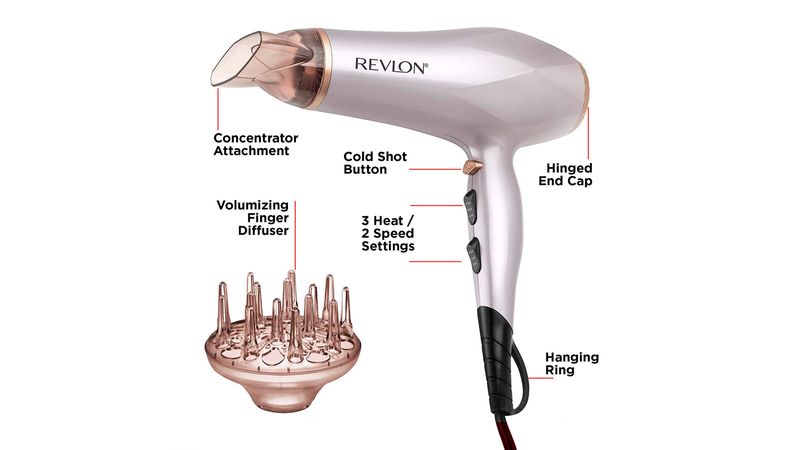 Secadora revlon 1875w titanium dryer