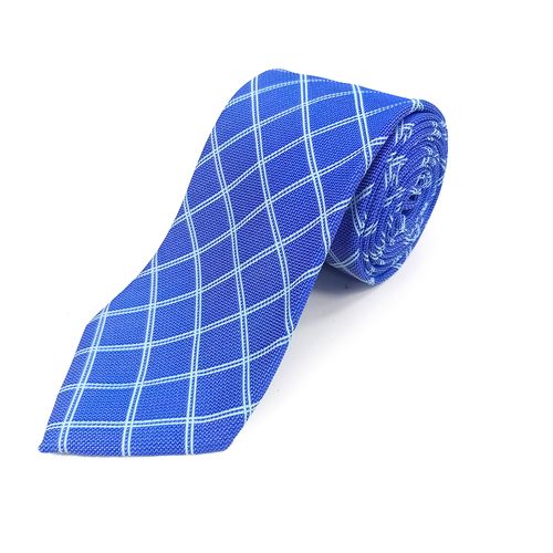Corbata cuadros para caballero blue