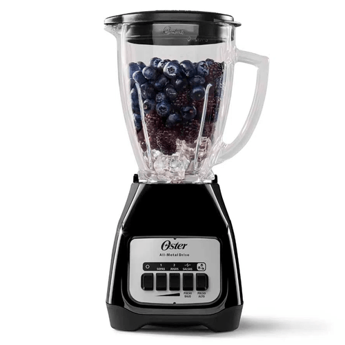 Licuadora 2vel 550w 1.5l jarra vidrio negra