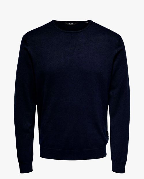 Suéter pullover dark navy para hombre