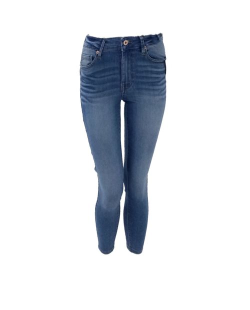 Jeans Celebrity Pink skinny azul cintura alta para dama
