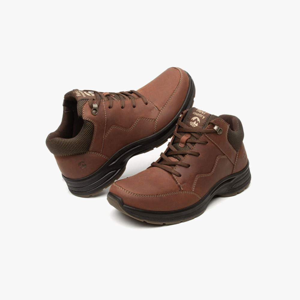 Calzado casual Flexi country marrón para caballero