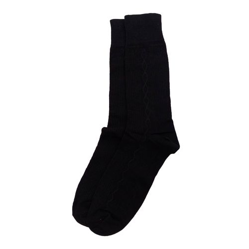 Par de calcetines de vestir Piero Butti negros para hombre