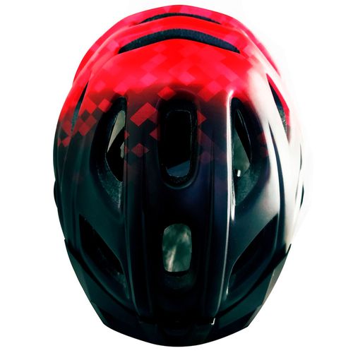 Casco de bicicleta para adultos bks mtb h360 m rojo)