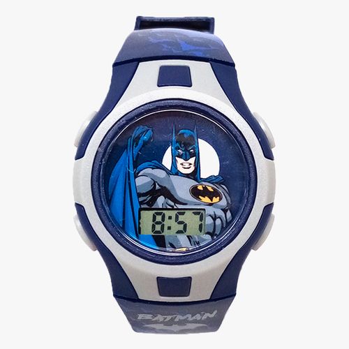 Reloj Playzoom Batman digital de caucho azul para niño