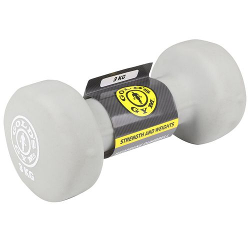 Mancuerna vinillo 3 kilos Golds Gym