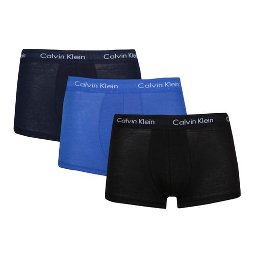 Pack de 3 boxers Calvin Klein trunk azules para hombre