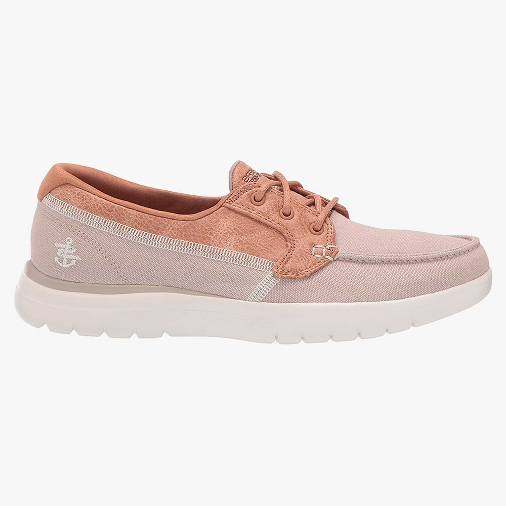 Calzado casual Skechers color café para dama