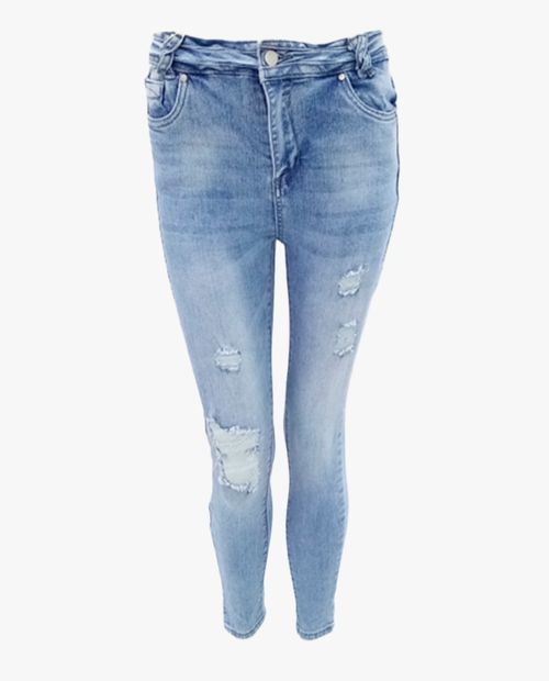 Jeans Most Wanted skinny celeste para dama
