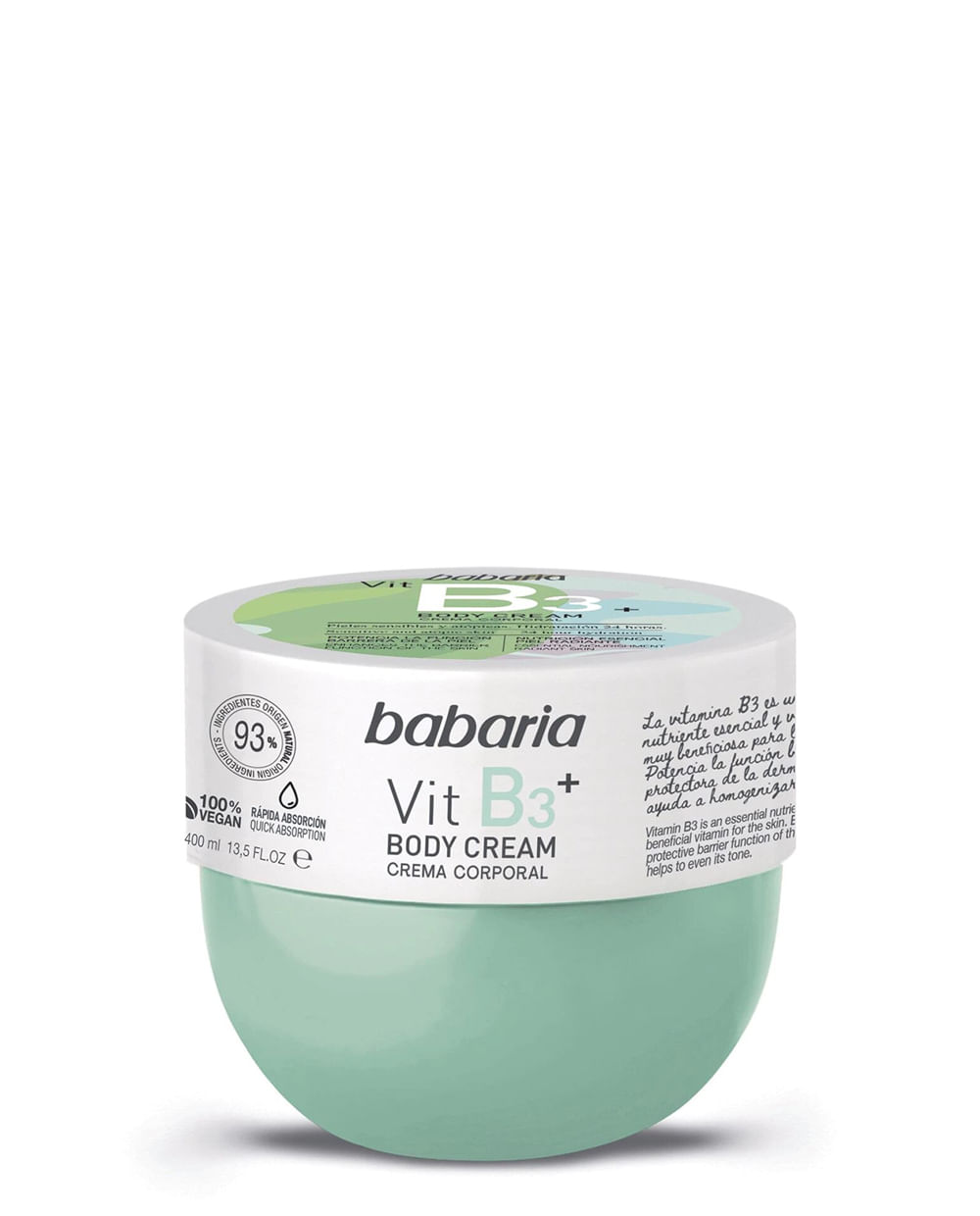 Hidratante Corporal - Body Cream Vit B3+ 400ml - Siman Guatemala