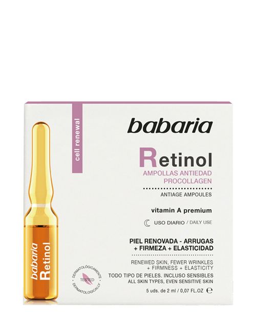Ampollas Faciales Antiedad Retinol