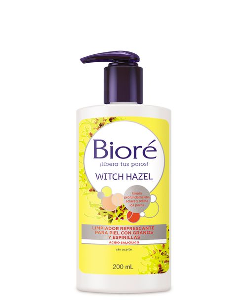 Limpiador Refresante Witch Hazel Para Piel con Granos y Espinillas