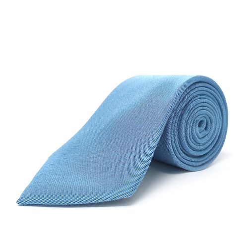 Corbata seda solida azul claro