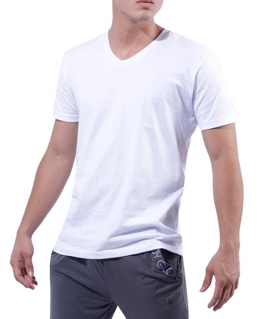 Camiseta interior St. Jacks blanca para hombre