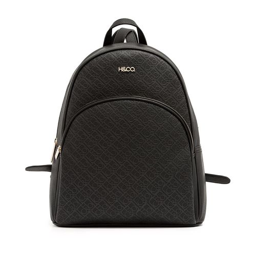 Cartera backpack H&Co color negro para dama