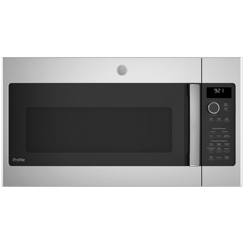 Microonda General Electric 59 L (2.1 PCU) con sensor de pantalla lcd y extractor PVM9215SKSS