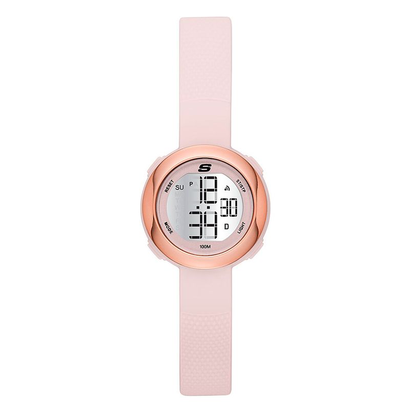 Reloj Skechers digital de plastico beige para mujer