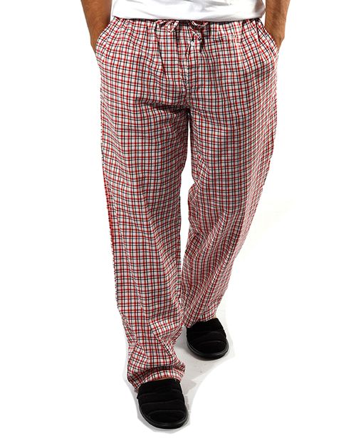 Pants para caballero con cuadros red
