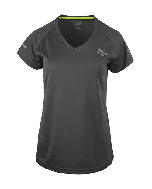 Camiseta deportiva negra sólida