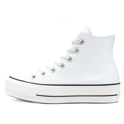 Zapato deportivo casual Converse Chuck Taylor All Star lif color blanco y negro para mujer