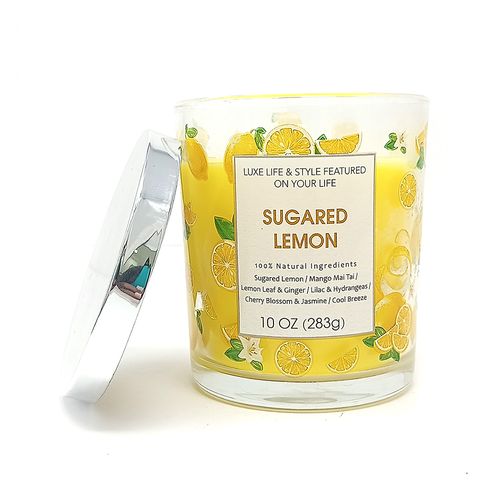 Vela aromatica lemon 9x10cm