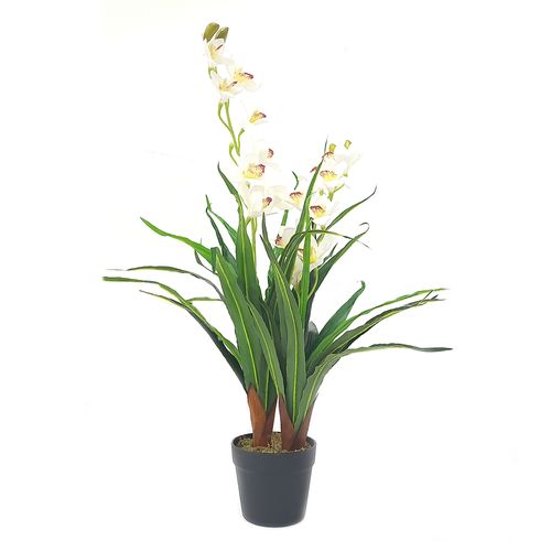Arbusto de orquideas blancas 90cm