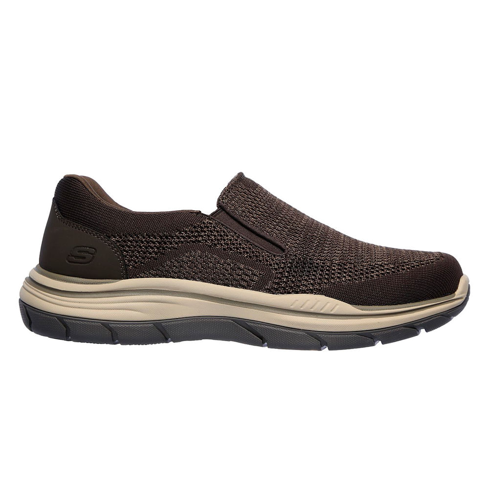 Calzado casual Skechers café olive para caballero