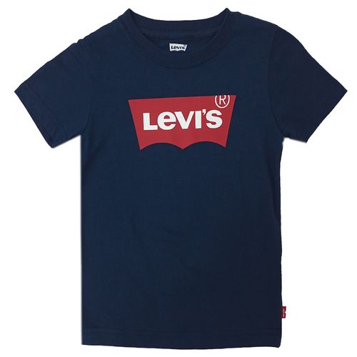 Camiseta azul con estampado para niño