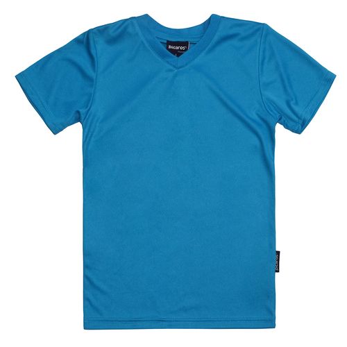 Camiseta azul sólido para niño