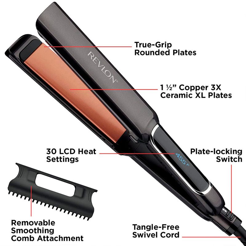 Plancha revlon pro collection salon straight fast glide cop